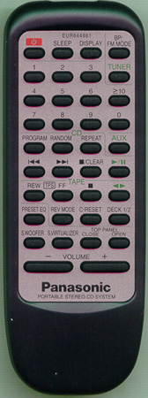 PANASONIC EUR644861 Genuine OEM original Remote