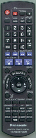 PANASONIC EUR7662YY0 Genuine  OEM original Remote