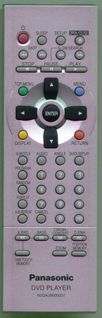 PANASONIC N2QAJB000037 Genuine OEM original Remote