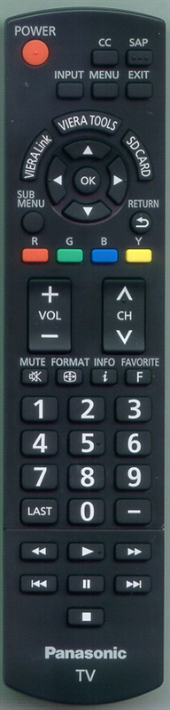PANASONIC N2QAYB000321 Genuine OEM original Remote