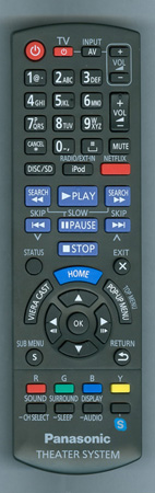 PANASONIC N2QAYB000632 Genuine OEM original Remote