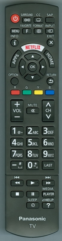 PANASONIC N2QAYB001013 Genuine OEM original Remote