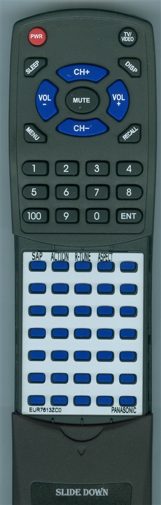PANASONIC EUR7613ZC0 replacement Redi Remote