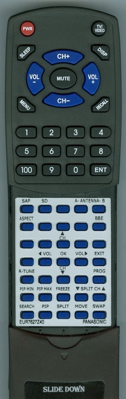 PANASONIC EUR7627Z40 replacement Redi Remote