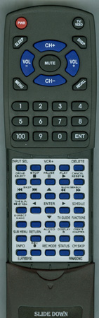 PANASONIC EUR7659Y90 EUR7659Y90 replacement Redi Remote