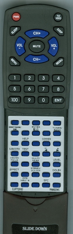 PANASONIC EUR7722KB0 replacement Redi Remote