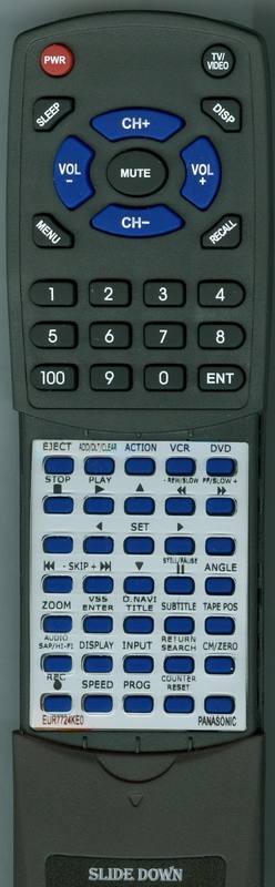 PANASONIC EUR7724KE0 replacement Redi Remote