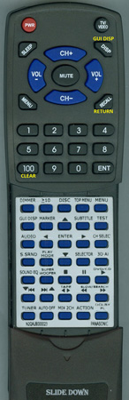 PANASONIC N2QAJB000023 replacement Redi Remote