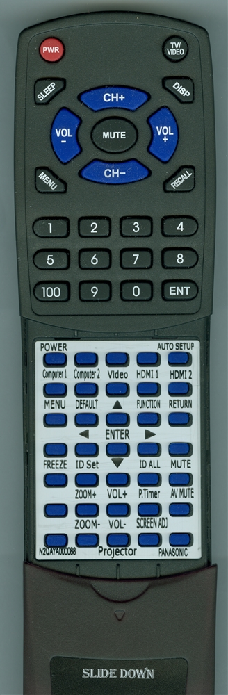 PANASONIC N2QAYA000088 replacement Redi Remote