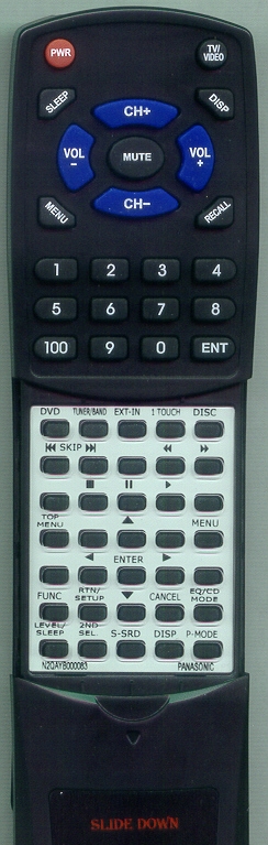 PANASONIC N2QAYB000083 replacement Redi Remote