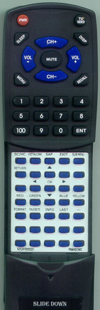 PANASONIC N2QAYB000221 replacement Redi Remote