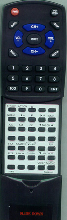 PANASONIC RT210810 replacement Redi Remote