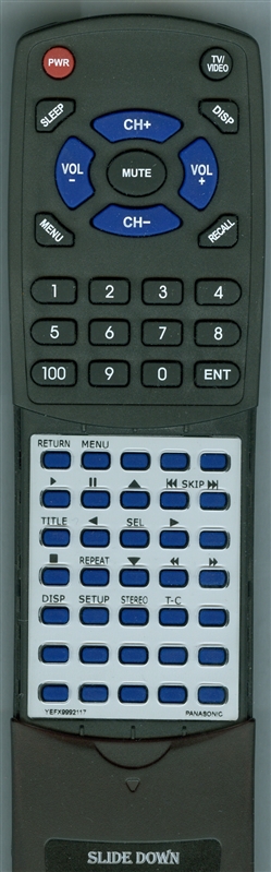 PANASONIC YEFX9992117 replacement Redi Remote