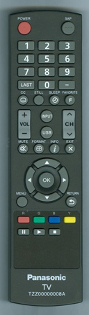 PANASONIC TZZ00000008A Genuine OEM original Remote