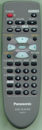 PANASONIC VEQ2377 Genuine  OEM original Remote
