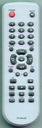PDI PD108-420 Genuine OEM original Remote