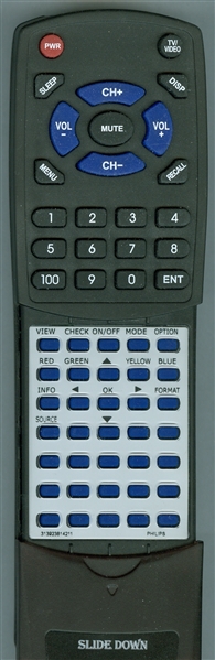 PHILIPS 313923814211 RC2033602 replacement Redi Remote