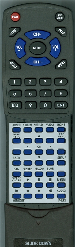 PHILIPS 996580000587 replacement Redi Remote