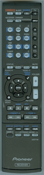 PIONEER 8300773900010S AXD7739 Genuine OEM original Remote