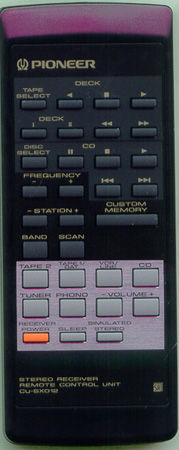 PIONEER AXD1126 CU-SX012 Genuine OEM original Remote