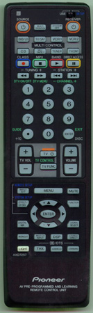 PIONEER AXD7257 Genuine OEM original Remote