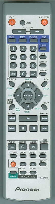 PIONEER AXD7447 Genuine OEM original Remote