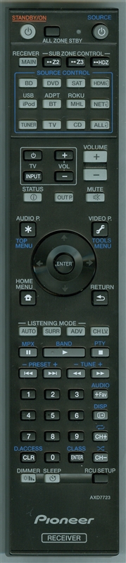 PIONEER AXD7723 Genuine OEM original Remote