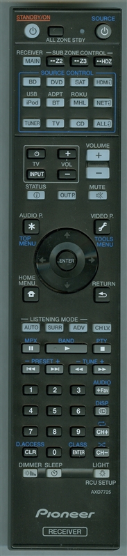 PIONEER AXD7725 Genuine OEM original Remote