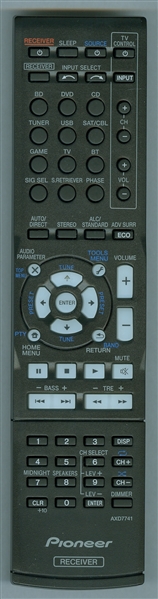 PIONEER AXD7741 Genuine OEM original Remote