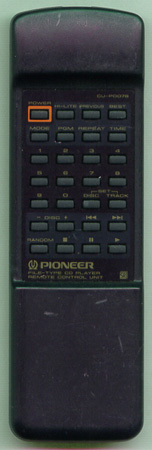 PIONEER PWW1108 CU-PD078 Genuine OEM original Remote