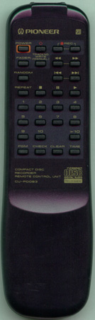 PIONEER PWW1116 CU-PD083 Genuine  OEM original Remote