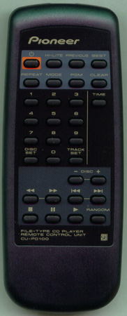 PIONEER PWW1147 CU-PD100 Genuine OEM original Remote