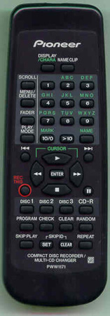 PIONEER PWW1171 Genuine OEM original Remote