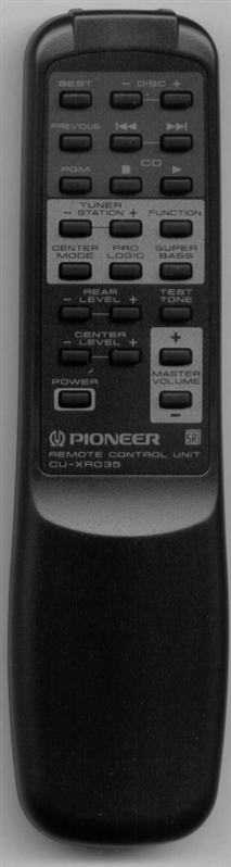 PIONEER RPX1116 CU-XR035 Genuine  OEM original Remote