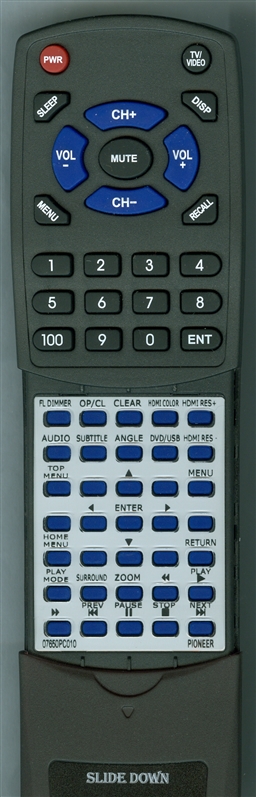 PIONEER 07650PC010 VXX3257 replacement Redi Remote