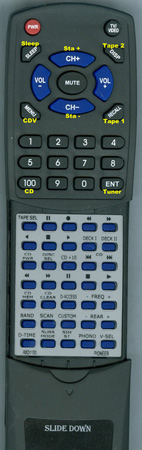 PIONEER AXD1150 CU-VSX017 replacement Redi Remote