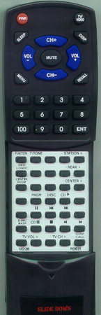 PIONEER AXD1265 CU-RX013 replacement Redi Remote