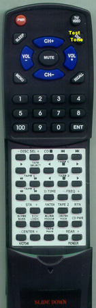 PIONEER AXD7046 CU-VSX093 replacement Redi Remote