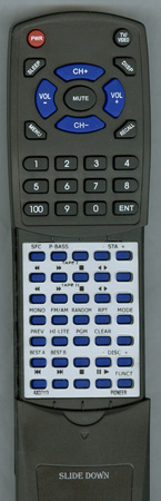 PIONEER AXD7113 CU-XR036 replacement Redi Remote