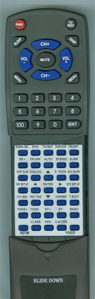 PIONEER AXD7388 replacement Redi Remote