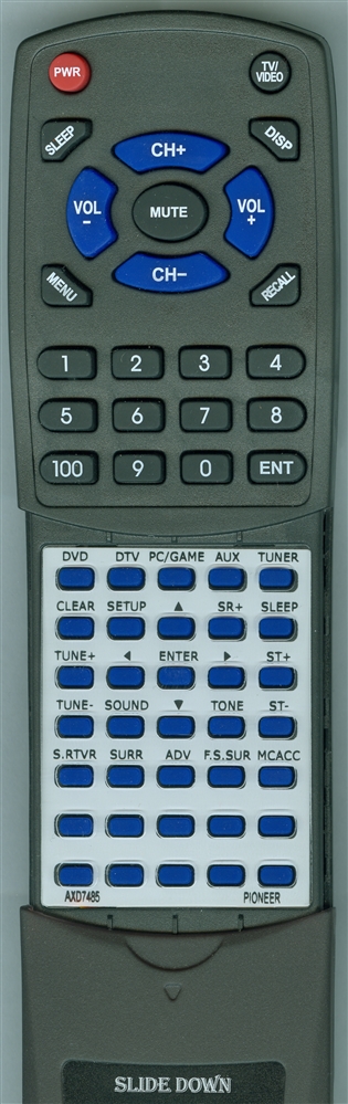 PIONEER AXD7485 replacement Redi Remote