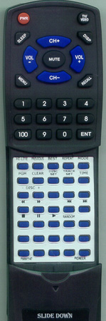 PIONEER PWW1147 CU-PD100 replacement Redi Remote