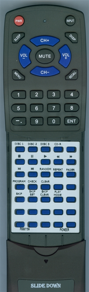 PIONEER PWW1164 replacement Redi Remote