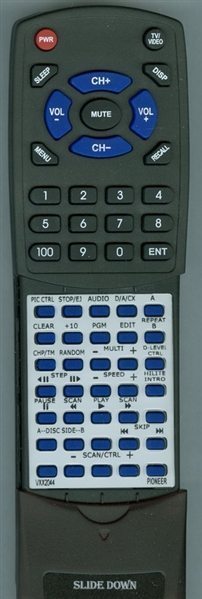 PIONEER VXX2044 CU-CLD103 replacement Redi Remote