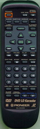 PIONEER VXX2537 CUDV016 Genuine  OEM original Remote