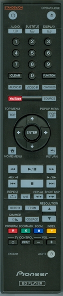 PIONEER VXX3391 Genuine OEM original Remote