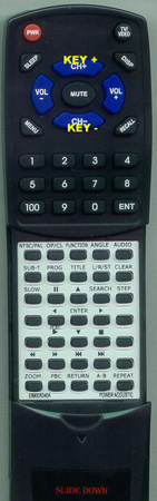 POWER ACOUSTIK E6900-X040A replacement Redi Remote