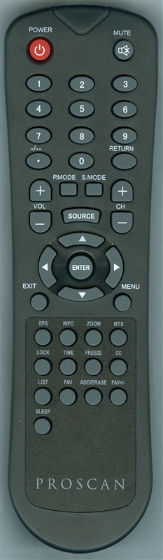 PROSCAN PLED1960AC Genuine OEM original Remote