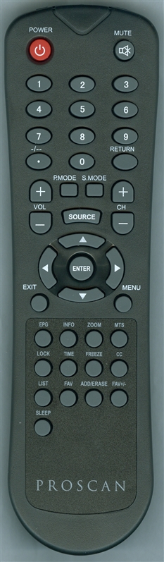 PROSCAN PLED2402AC Genuine OEM original Remote
