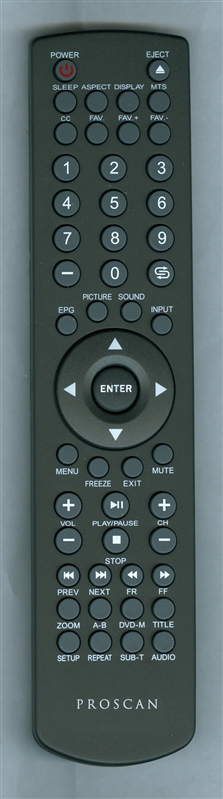 PROSCAN RE20QP11 Genuine OEM original Remote